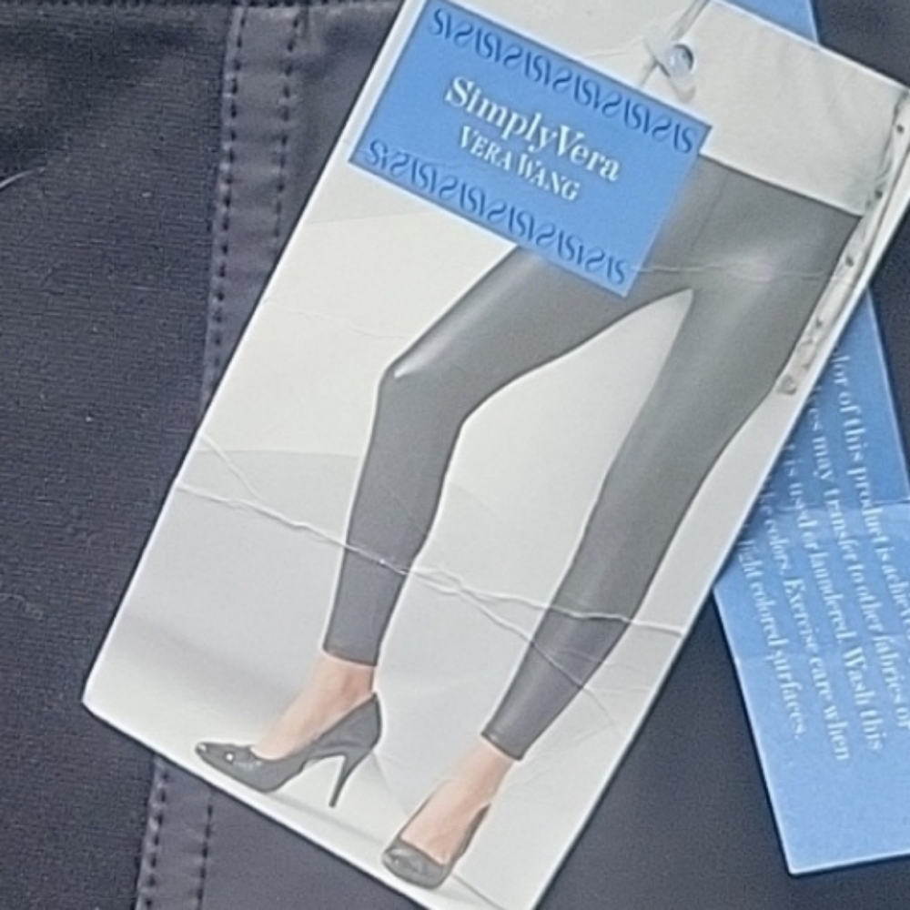 Simply Vera Vera Wang Black Women's Pants